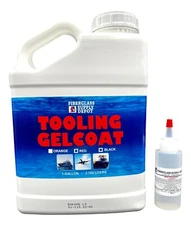 FSD Orange Tooling Gelcoat Gallon with 60cc Hardener (MEKP)