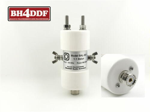1pcs 500W 1:1 HF Shortwave Dipole Antenna Balun 1.8-54MHz Waterproof