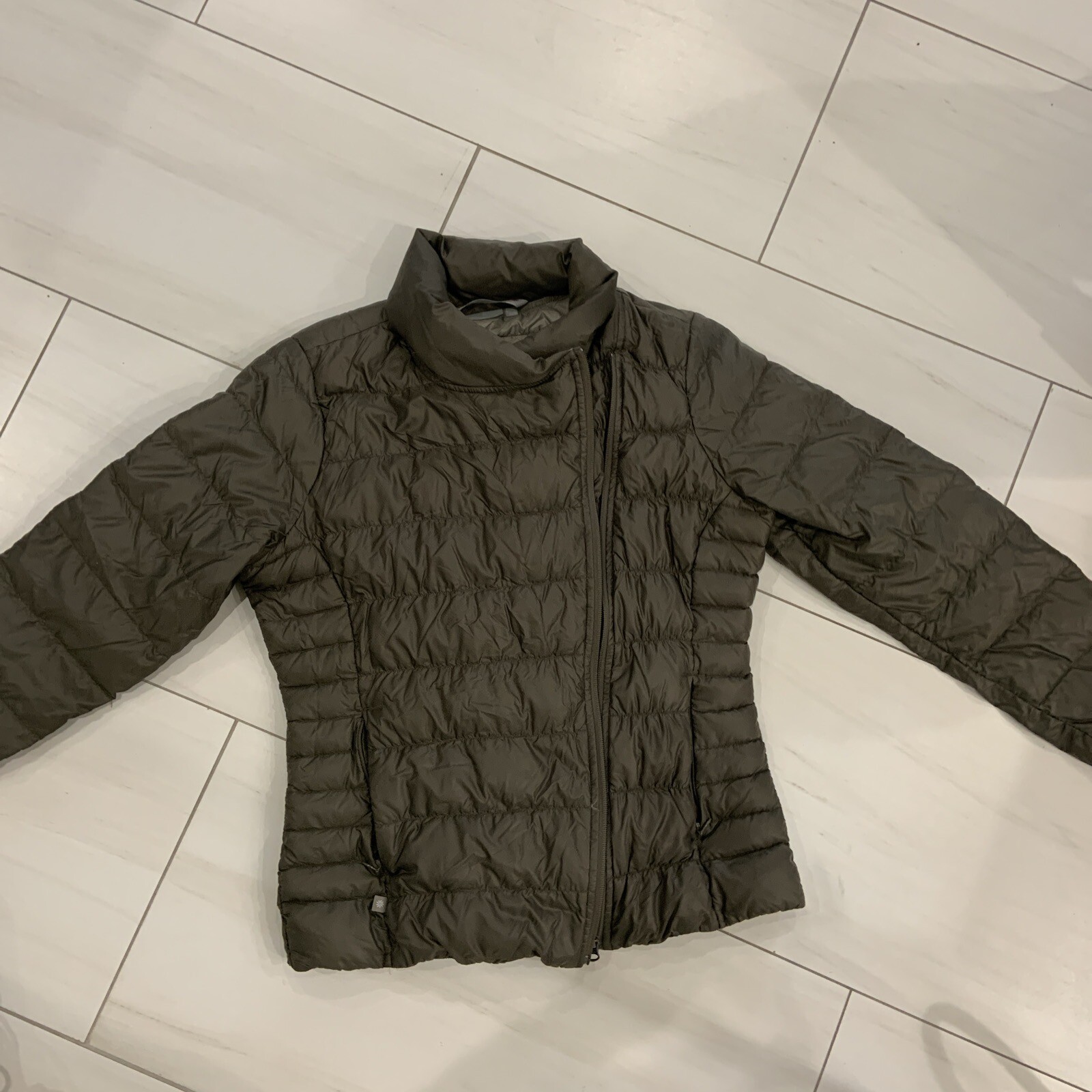 Athleta Down Jacket Lightweight Quilted Winter Si… - image 11