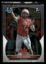 2022 Bowman Chrome University #76 Cam Rising Rookie Utah Utes