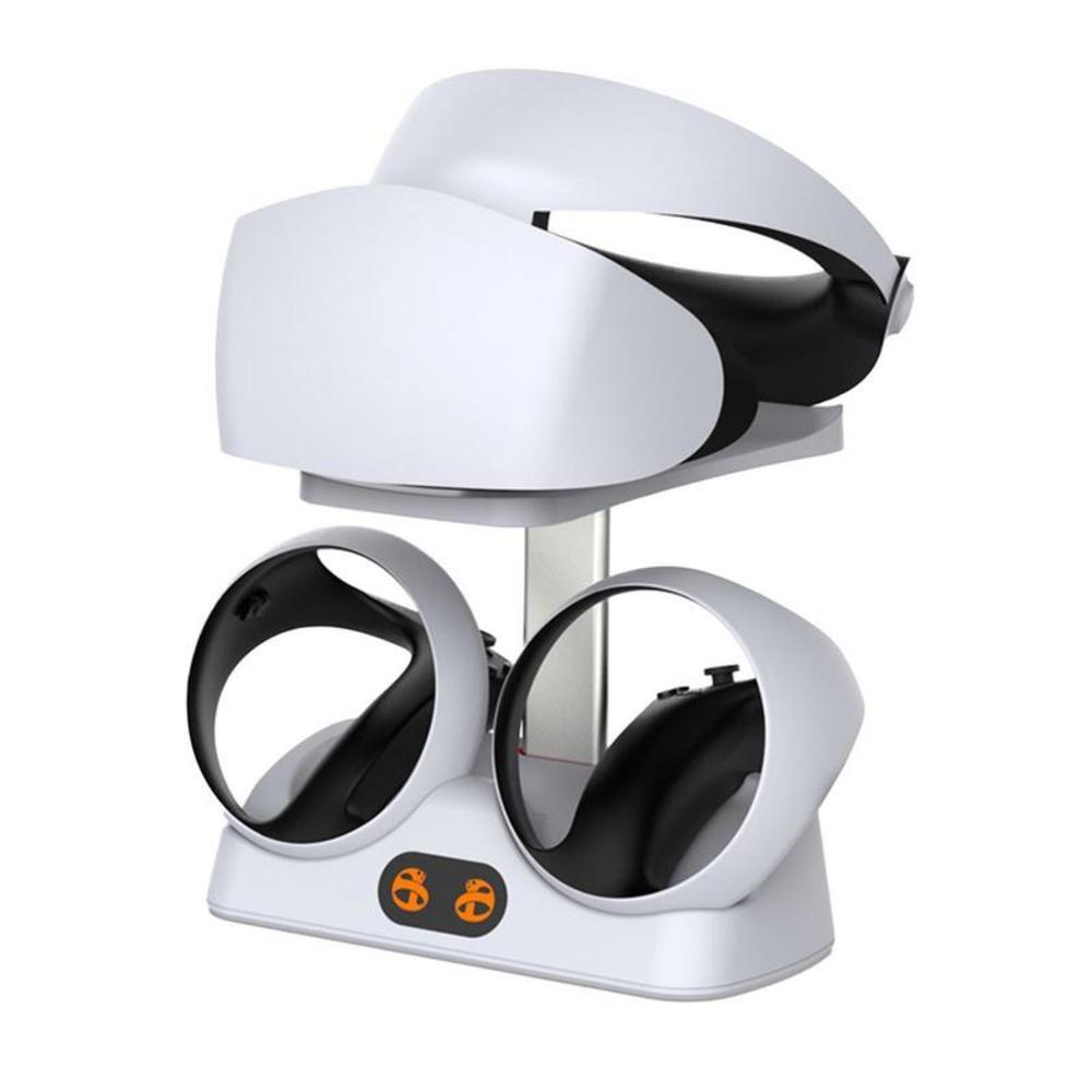 Charging Station Stand Headset Display Rack for Playstation VR2 Controllers Dock-image