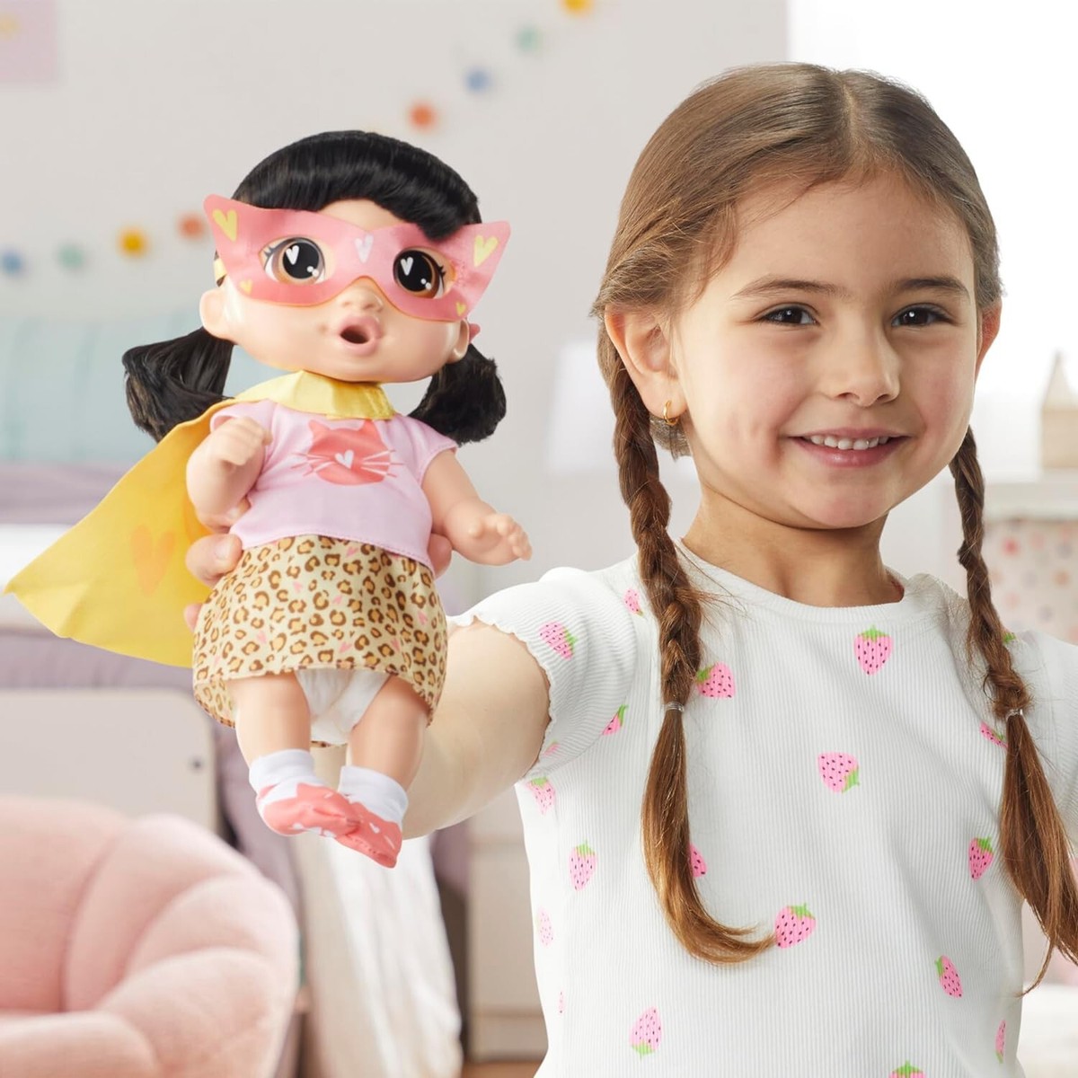 Baby Alive Katie Kat 11-Inch Doll [Black Hair] | eBay