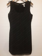 Old Navy Women's Size 8 Black Zip-up Dress Lined
