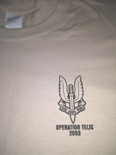 CAMISETA SAS REGIMIENTO OPERACIÓN TELIC TODAS LAS TALLAS FUERZAS ESPECIALES - Imagen 6 de 6