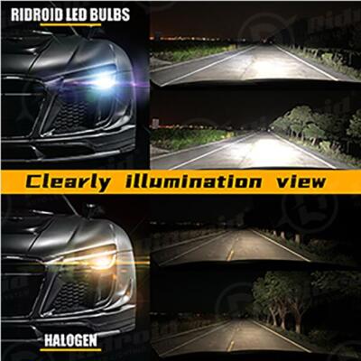RIDROID 9006 LED Headlight Bulb Conversion Kit - Super Bright 6500K
