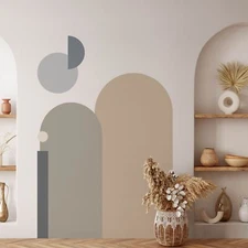 Geometric wall decal, arch wall decal, abstract wall decal, wall arch decal