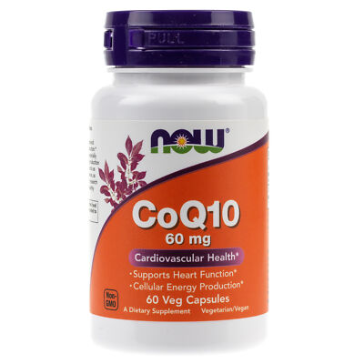 NOW FOODS Coenzym Q10 60 mg 60 Kapseln