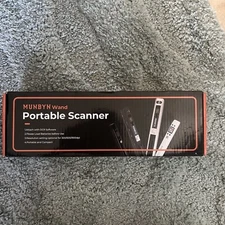 Munbyn Wand Portable Scanner MU-IDS001-Bk Open Box Black