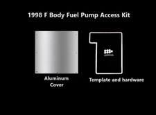 Fuel Pump Easy Access Cut Out and Cover Panel Camaro Firebird Trans Am 1998  417