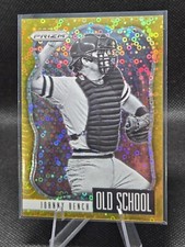 2021 Panini Prizm Baseball #OS-8 Johnny Bench Old School Gold Donut Circles /10