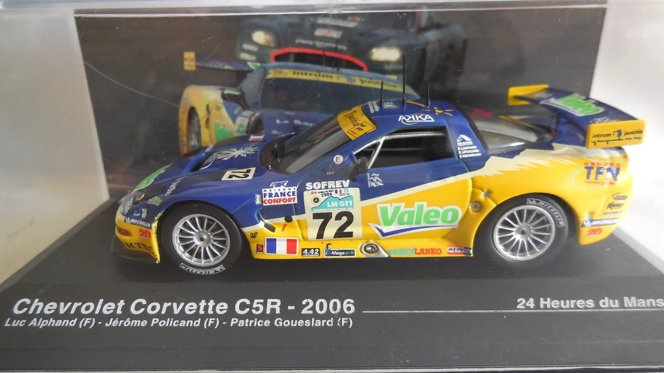 IXO 1/43 CHEVROLET CORVETTE C5R #72 Alphand Policand Goueslard 24H LE MANS 2006 - Immagine 2 di 2
