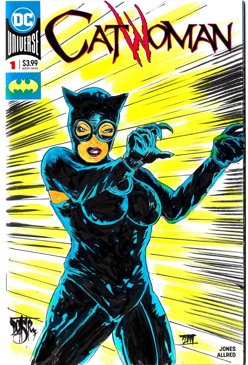 Catwoman #1 (2018) Blank Cover Variant DC Comic w Original DCastr