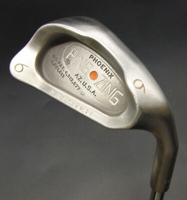 Ping Zing Karsten Orange Dot 6 Eisen Steifer Stahlschaft John Byron Griff