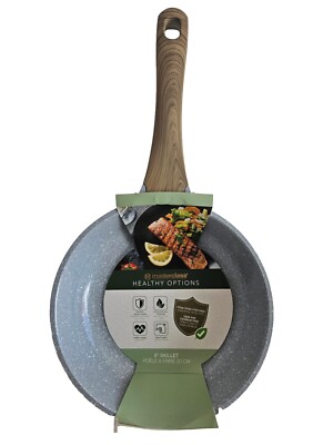 NEW! Masterclass Healthy Options 8'' Baby BLUE Speckled Skillet NON STICK