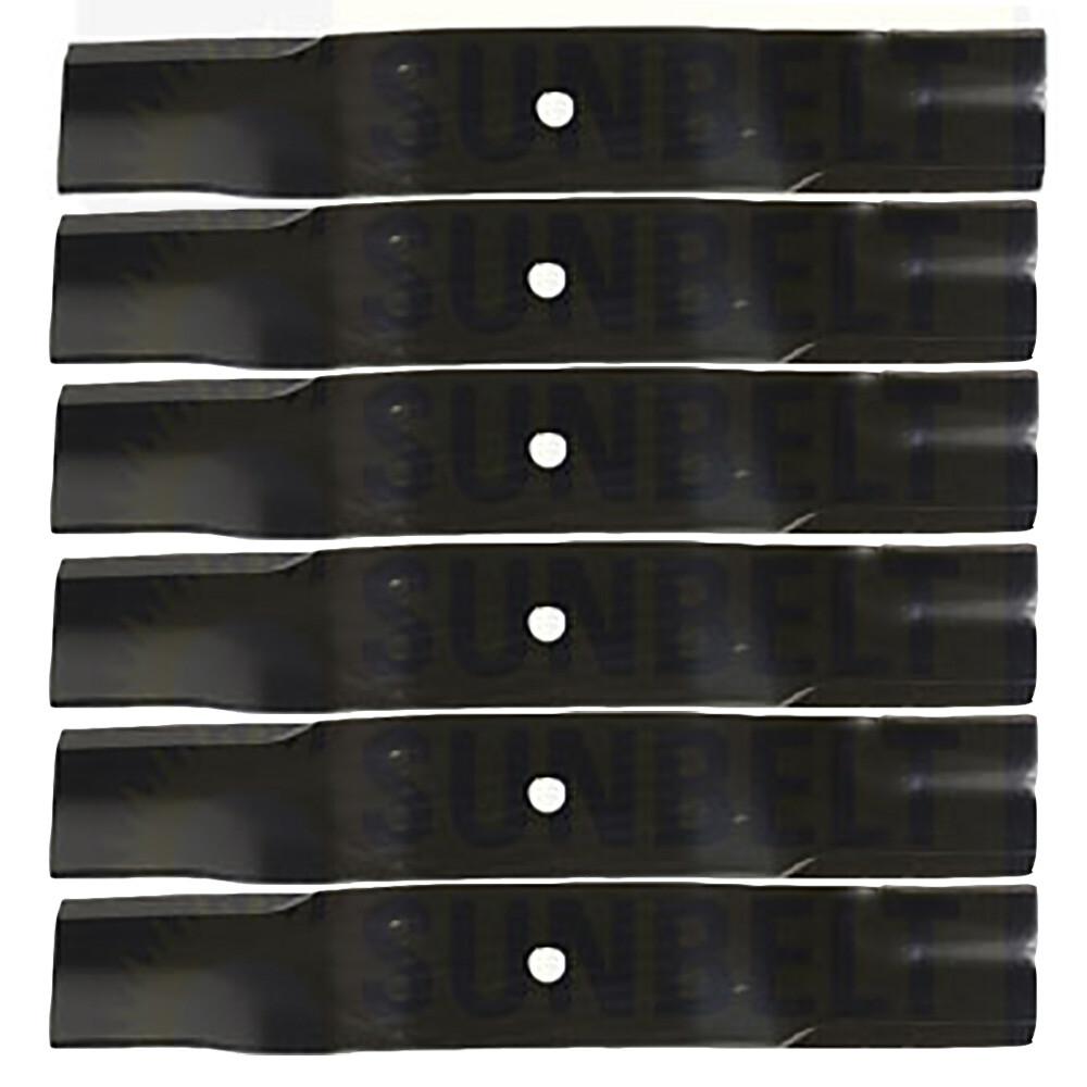 (6) 6180 Rotary Blades Compatible With Hustler 793794, 794685