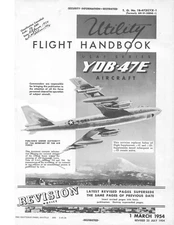 392 p. 1954 Boeing YDB-47E 1B-47(D)(Y)E-1 B-47 Statojet Flight Manual on Data CD