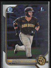 2022 Bowman Brandon Valenzuela BCP-28 1st Chrome | San Diego Padres