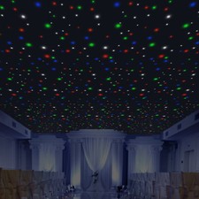 LED Star Stage Backdrop 13.12 9.84ft Star Curtain Background Starry Sky 240 LEDs