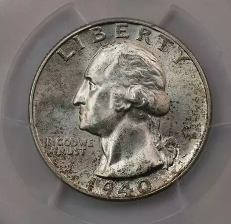 1940-D Washington Quarter PCGS MS66 - Picture 1 of 4
