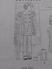 Antique Sewing Pattern  5552 Girls Dress