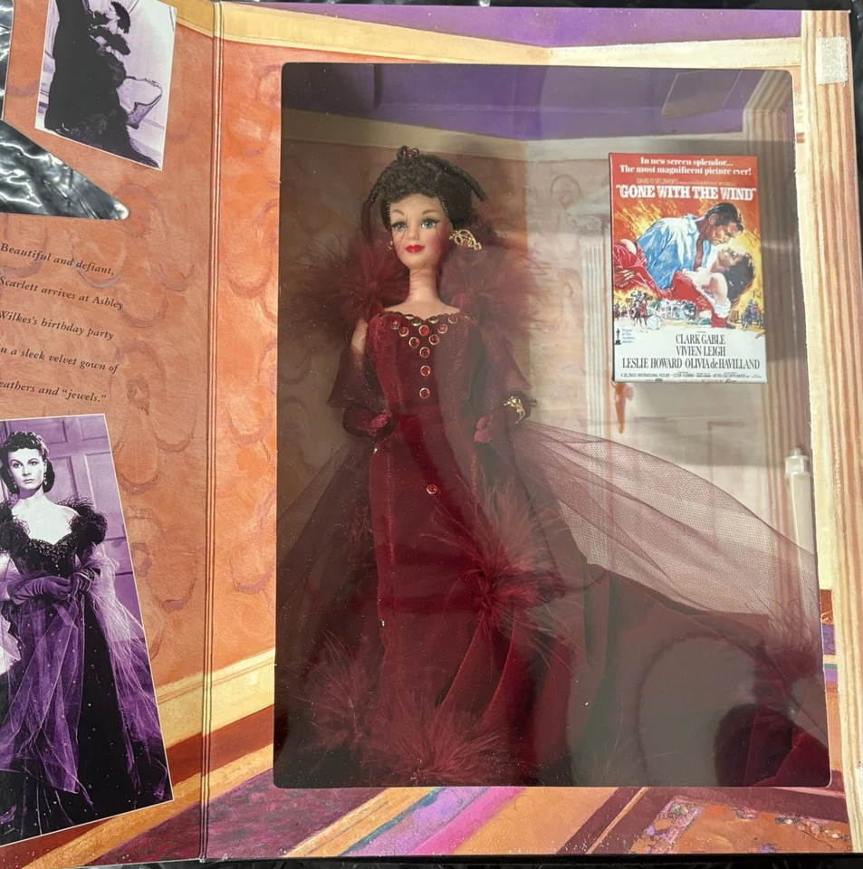 1994 Barbie Scarlett O'Hara Gone With The Wind Grand Entrance 12815 NRFB #90 - Image 2 of 2