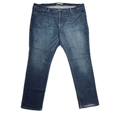 Levis 311 Shaping Skinny Jeans Plus 24W Blue Stretch Womens Measures 45 x 29