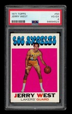 1971-72 Topps Set-Break # 50 Jerry West PSA 4 VG-EX
