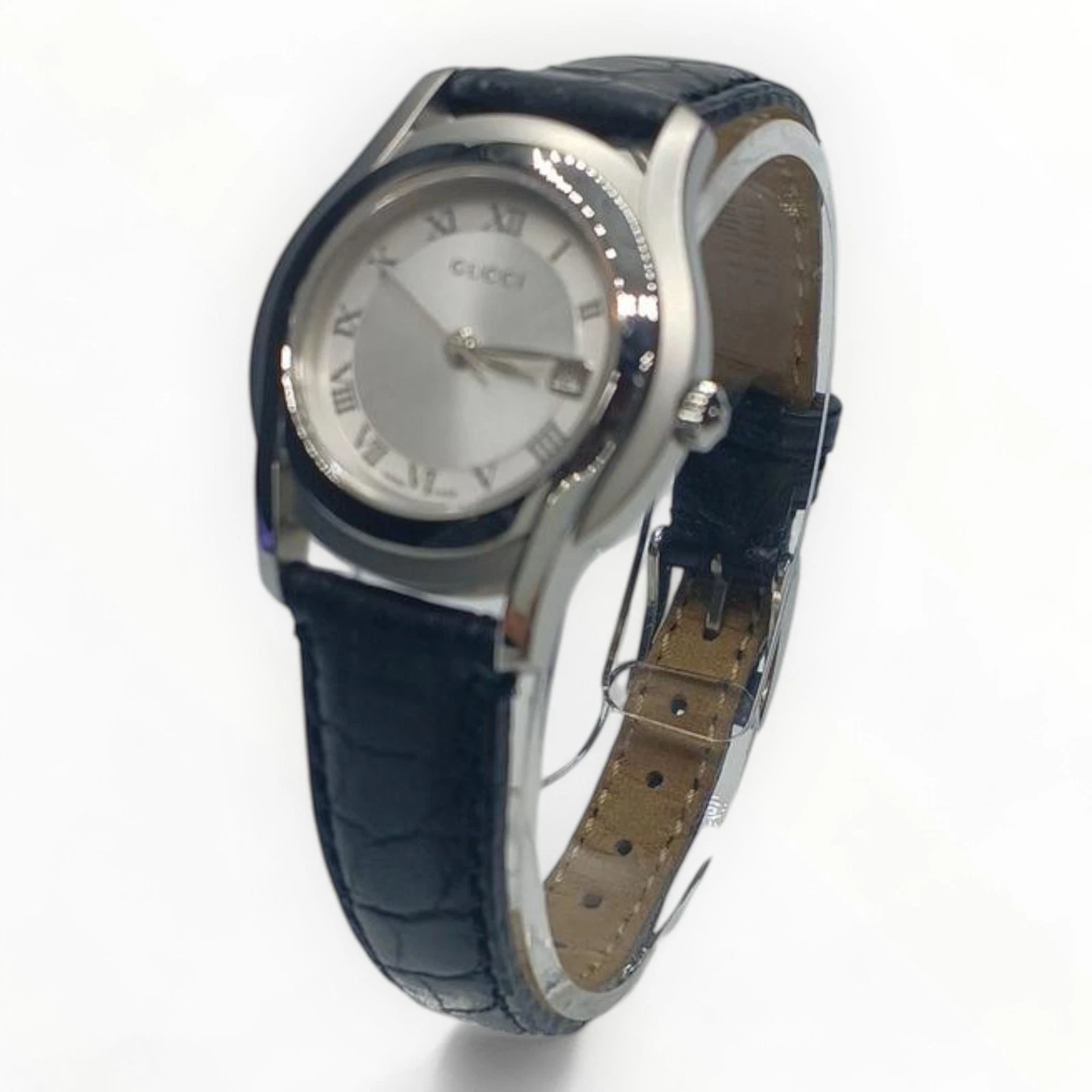 Montre Bracelet GUCCI 5500L Quartz Authentique Fonctionne Femme 6239