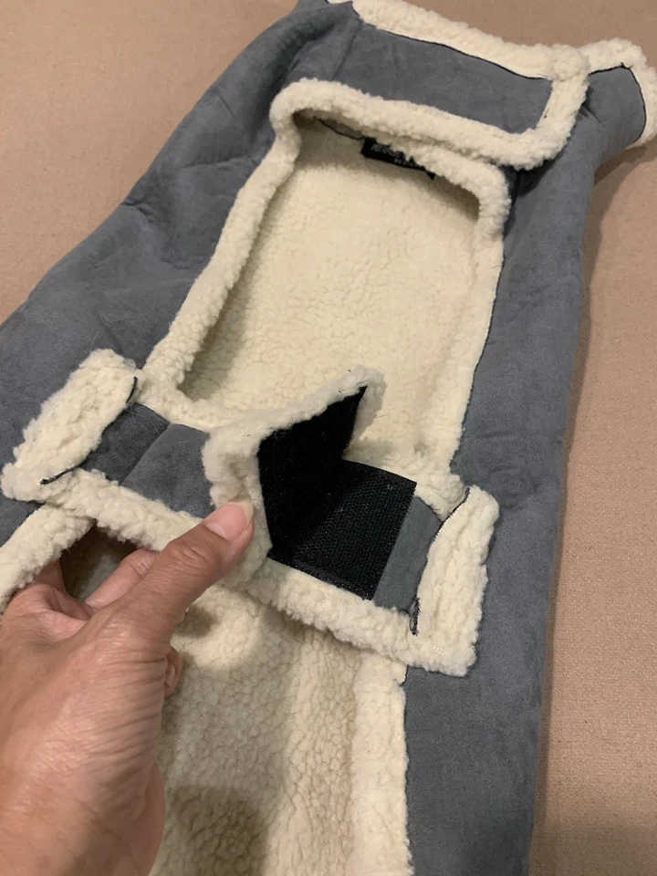 Petrageous Sz Large Vest For Pet With Fleece Inside With Pocket Gray 15.9-29.Kg - Image 3 of 4