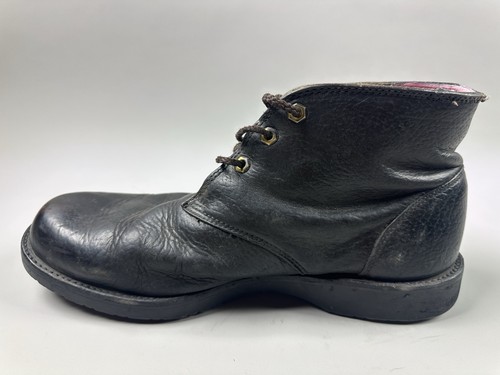 Vintage 1960s Chippewa Engineer Boots mens 13D Black Leather *READ - Picture 9 of 12