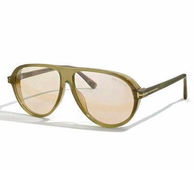 Tom Ford Marcus Sonnenbrille TF1023 93E Hellgrau Kristall/Hellbraun Neu