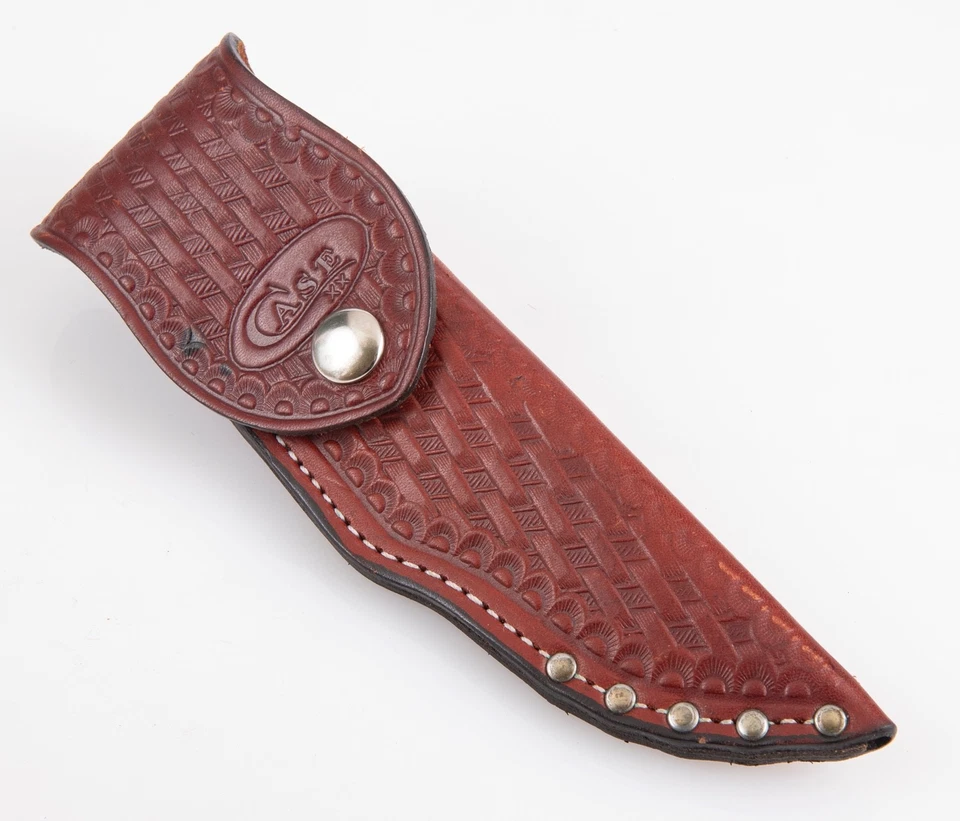 Vintage Case XX Li’l Devil Fixed Blade Knife Leather Sheath USA P51 SSP 1970’s - Image 3 of 4