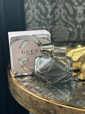 Gucci Bamboo Eau De Farfum 50ml LEERE Flasche und Box makelloser Zustand