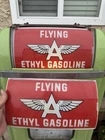 Original national A 64 gas pump ad glass “Flying A” Vintage Fits A62, 360 & 365