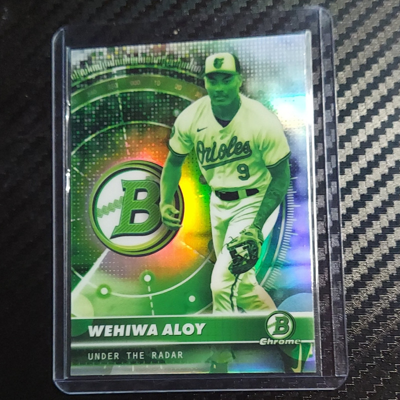 Topps 2026 Bowman Chrome Under the Radar Wehiwa Aloy UR-17 Orioles Card