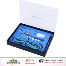Professional Airbrush Set for Painting with Multiple Nozzle Sizes and Tools