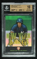 2003 Pristine Uncirculated Refractor /499 Robinson Cano #180 BGS 10 PRISTINE 1o2