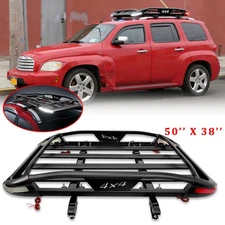 For Chevy HHR 2006-2011 Roof Rack Luggage Cargo Basket + Cross Bars w/ LED Light