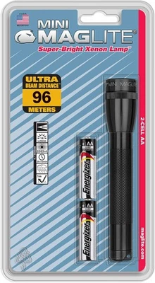 MAG-LITE Maglite M2A016 Mini Mag Aa Torch Blister Pack - Black - FREE NEXT DAY DELIVERY