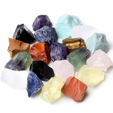 XIANNVXI 10 Pcs Raw Healing Crystals Gemstones Bulk Crystals Raw Rough Gemsto...