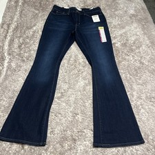 Signature by Levi Strauss Women's Sz 8M W29 L32 Mid-Rise Bootcut Jeans NWT
