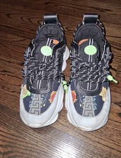 Men's Size 11 Versace Flores Chain Reaction