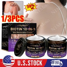1-3PCS Biotin 10-in-1 Skin Restoration Cream, 2026 New Skin Treatment Cream HOT