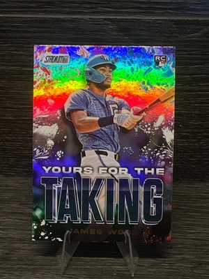 2025 Topps Stadium Club James Wood #YK-1 Yours For The Taking RC Nats