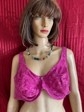 FASHION BUG BRA FULL COVERAGE UNDERWIRE SZ 44 D