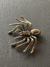 Spinne aus Messing | Deko Tierfigur | Insektenfigur Metall | Insekt Figur