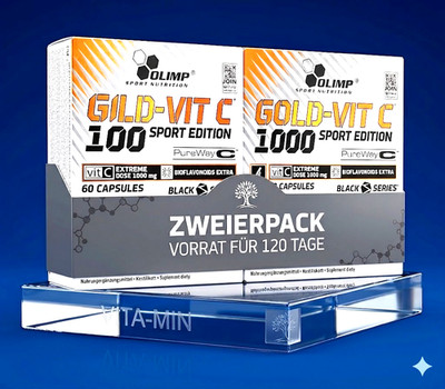 (156,65 EUR/kg)Olimp Gold-Vit C 1000 Edition 2x 60 Mega Caps Vitamine Gold Vit