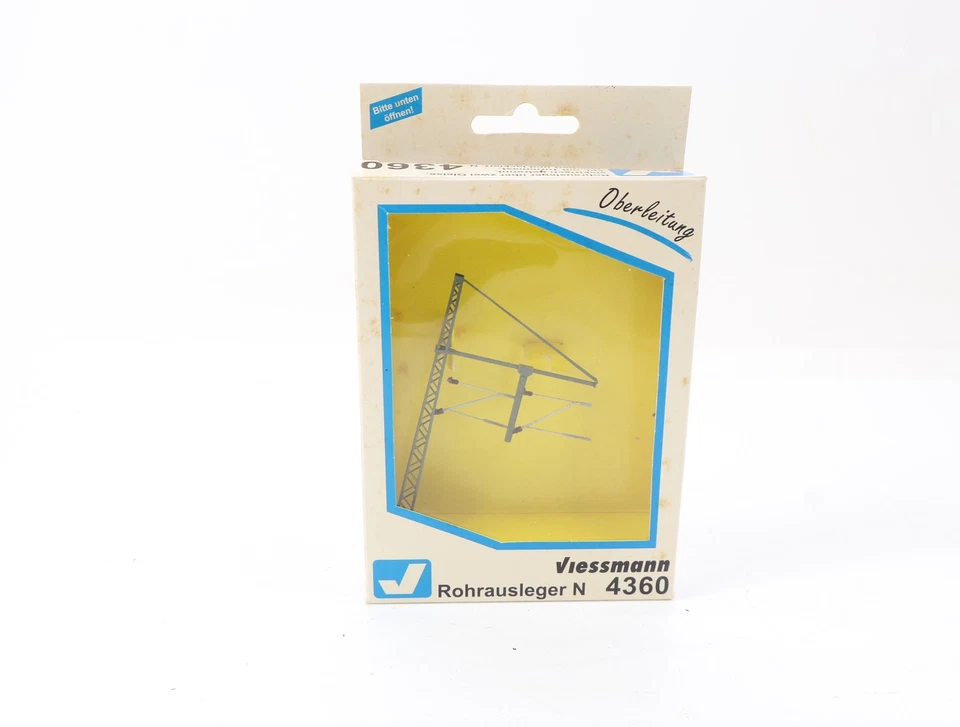 Viessmann N 4360 Oberleitung Rohrausleger über 2 Gleise elektrisch getrennt OVP