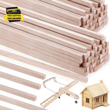 30 Pieces 1/4" X 12" Balsa Wood Sticks Square Wooden Dowels Wood Square Dowel Ro