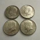 1968 Kennedy Half Dollar 50C Lot of 4 Coins, Business Strike, Uncertified